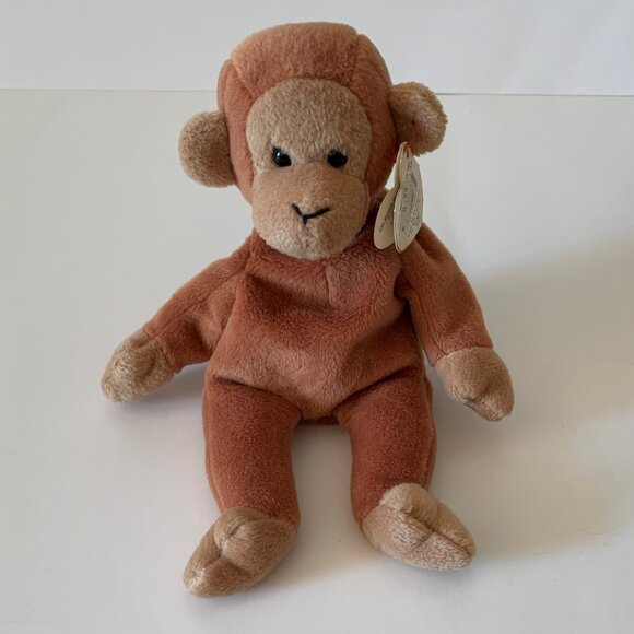 TY Beanie Babies "Bongo the Monkey" - 1995 Original Retired w/ Tags - Style 4067 - Picture 8 of 8